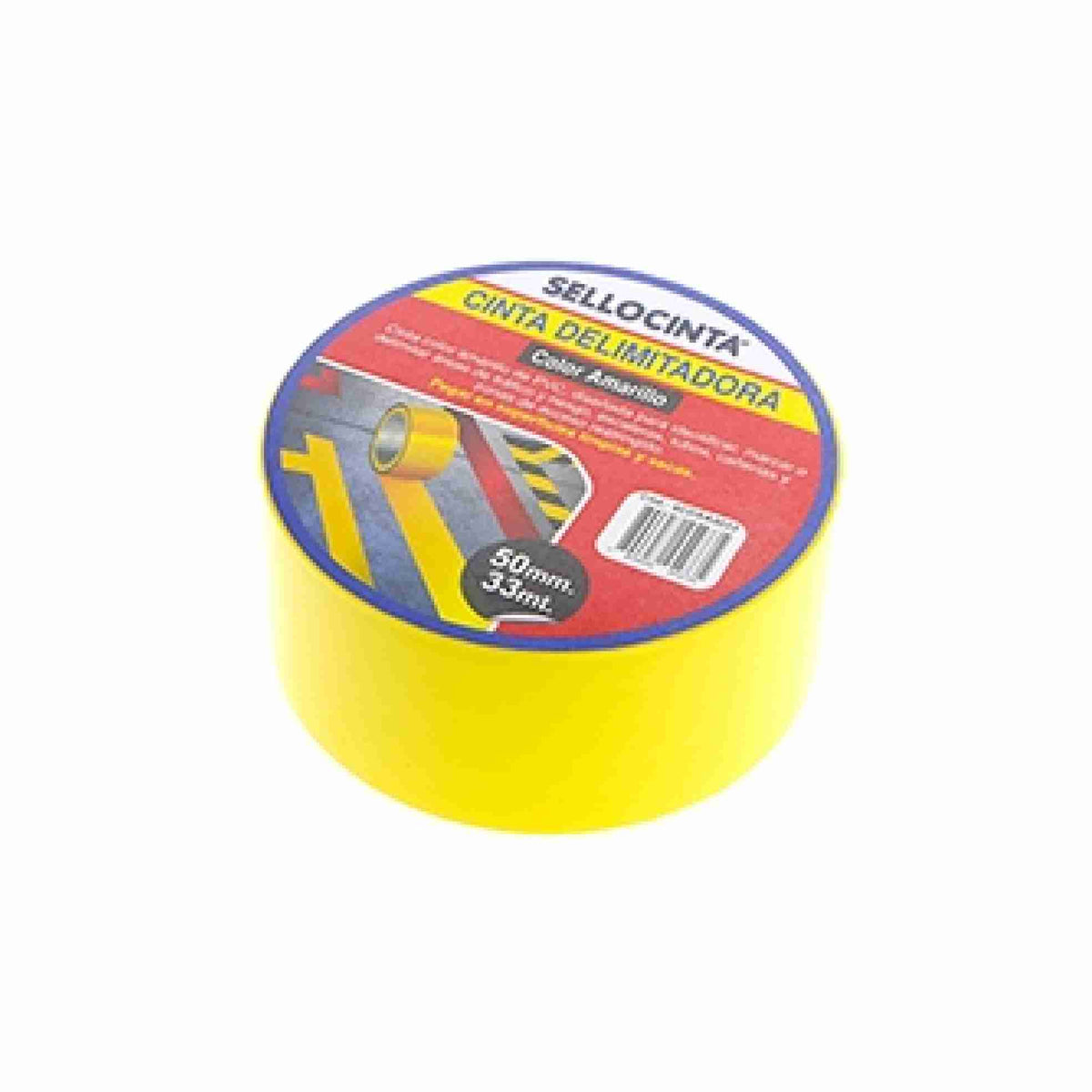 CINTA DELIMITADORA DE SEGURIDAD 50MMX33M AMARILLO SELLOCINTA TEE4000002