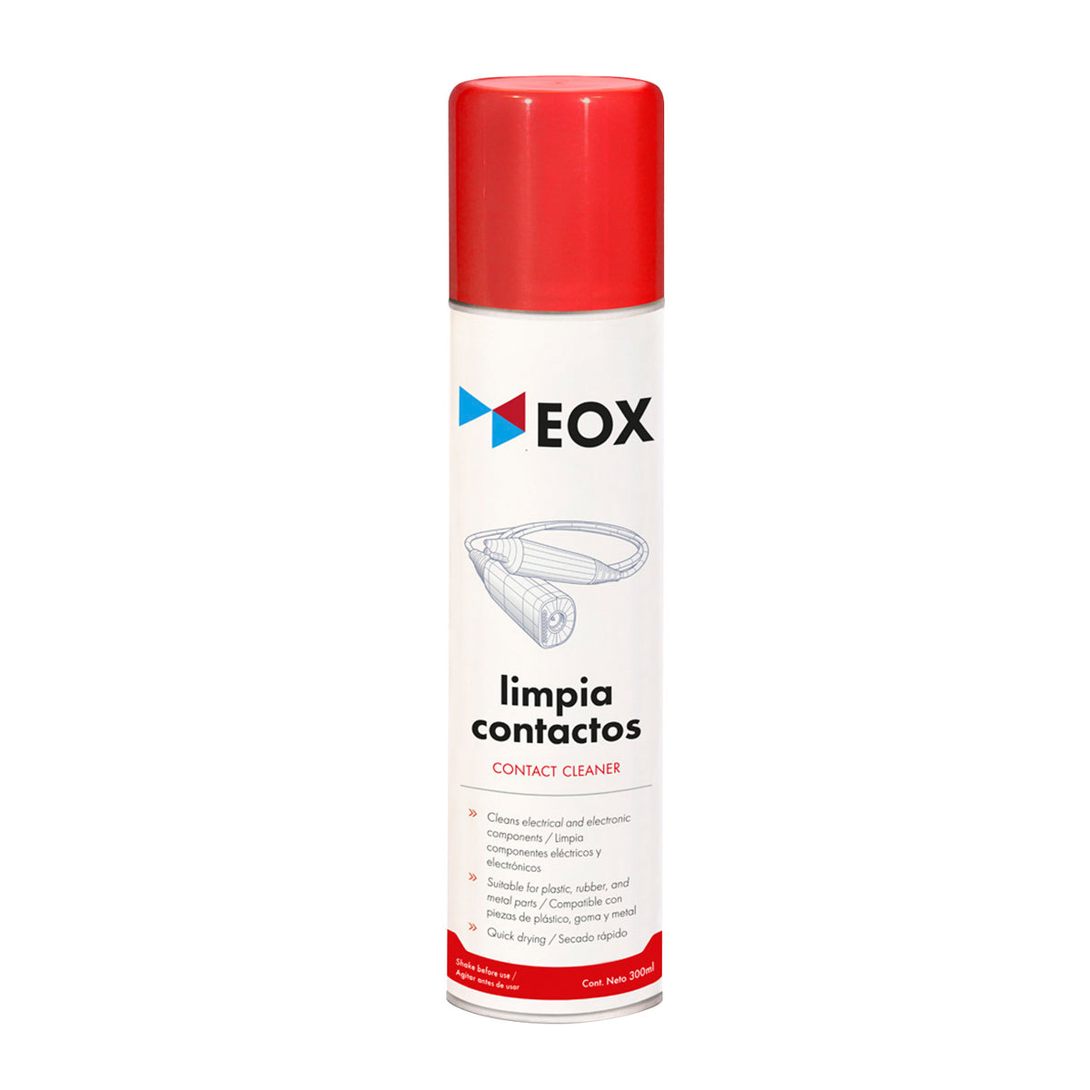 LIMPIA CONTACTOS AEROSOL 300ML EOX LC01F03