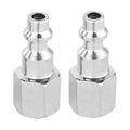 SET CONECTOR RAPIDO NEUMATICO TIPO USA HEMBRA 2 PIEZAS 1/4" WADFOW WQP2971