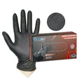 GUANTES NITRILO TEXTURIZADO 50 UNIDADES TALLA L NEGRO TOP SAFE