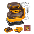 LIJADORA BL INDUSTRIAL + BATERÍA 2.0AH Y CARGAGOR 20V/110MMX100MM INGCO CSHSLI20241