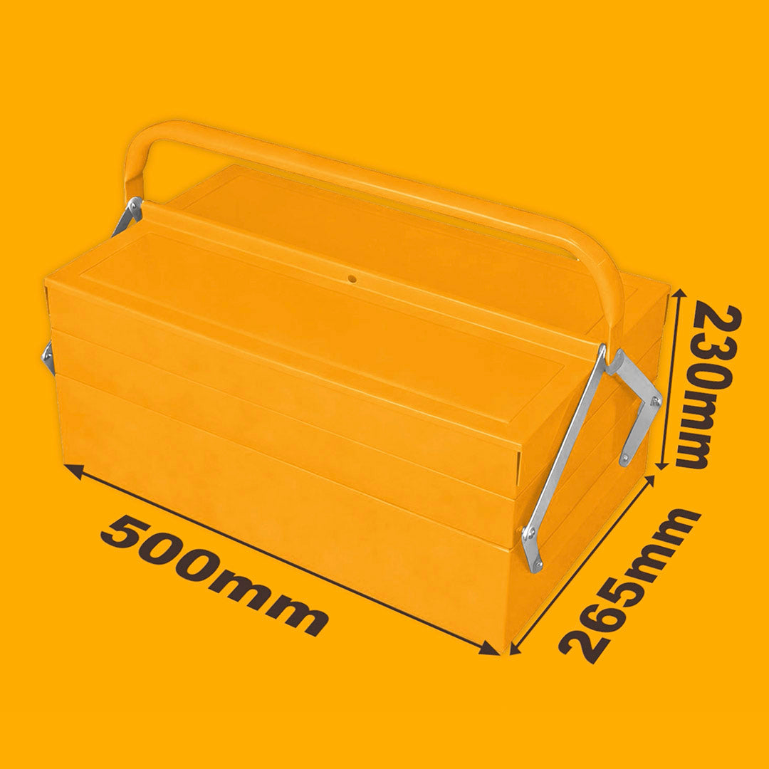 SET DE HERRAMIENTAS INDUSTRIAL CON CAJA METALICA 116 PIEZAS INGCO HTCS261168