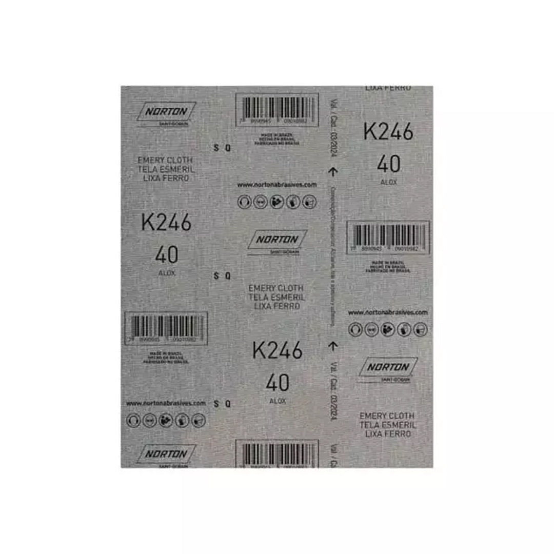 LIJA EN SECO PARA METAL K-246 G150 NORTON 5539503256