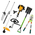 KIT MULTIFUNCIÓN 3 EN 1 A GASOLINA 52CC + PALA + TIJERA DE PODA INGCO/MIRLO