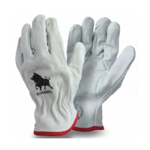 PAR DE GUANTES CABRITILLA COMBINADO TALLA 9 CROMO BLACK BULL 221310590000